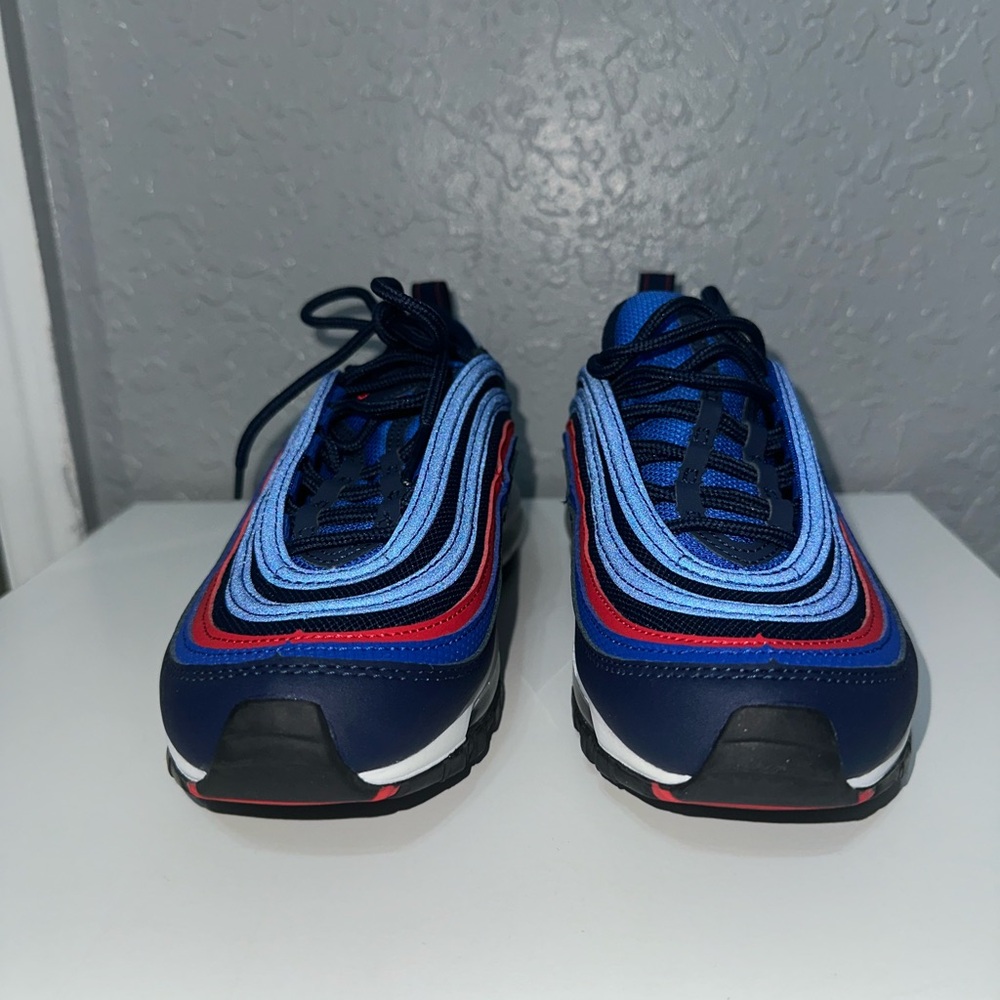 Nike Blue and Red Athletic Shoes